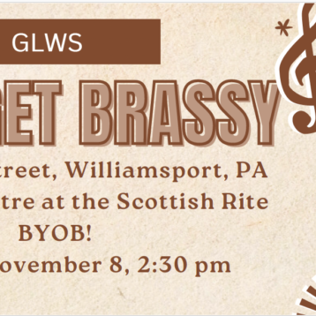 GLWS Tickets for Let's Get Brassy!  November 8, 2026